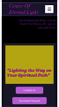 Mobile Screenshot of centerofeternallight.com